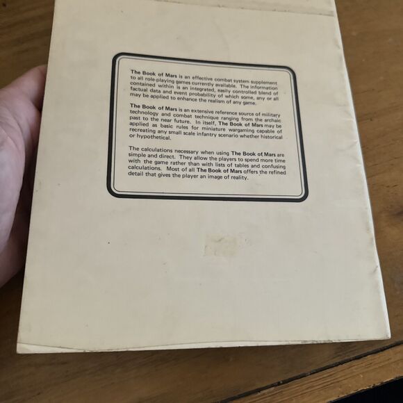 MARS: The Book of Mars by David Tennes 1981 FASA - Picture 5 of 5